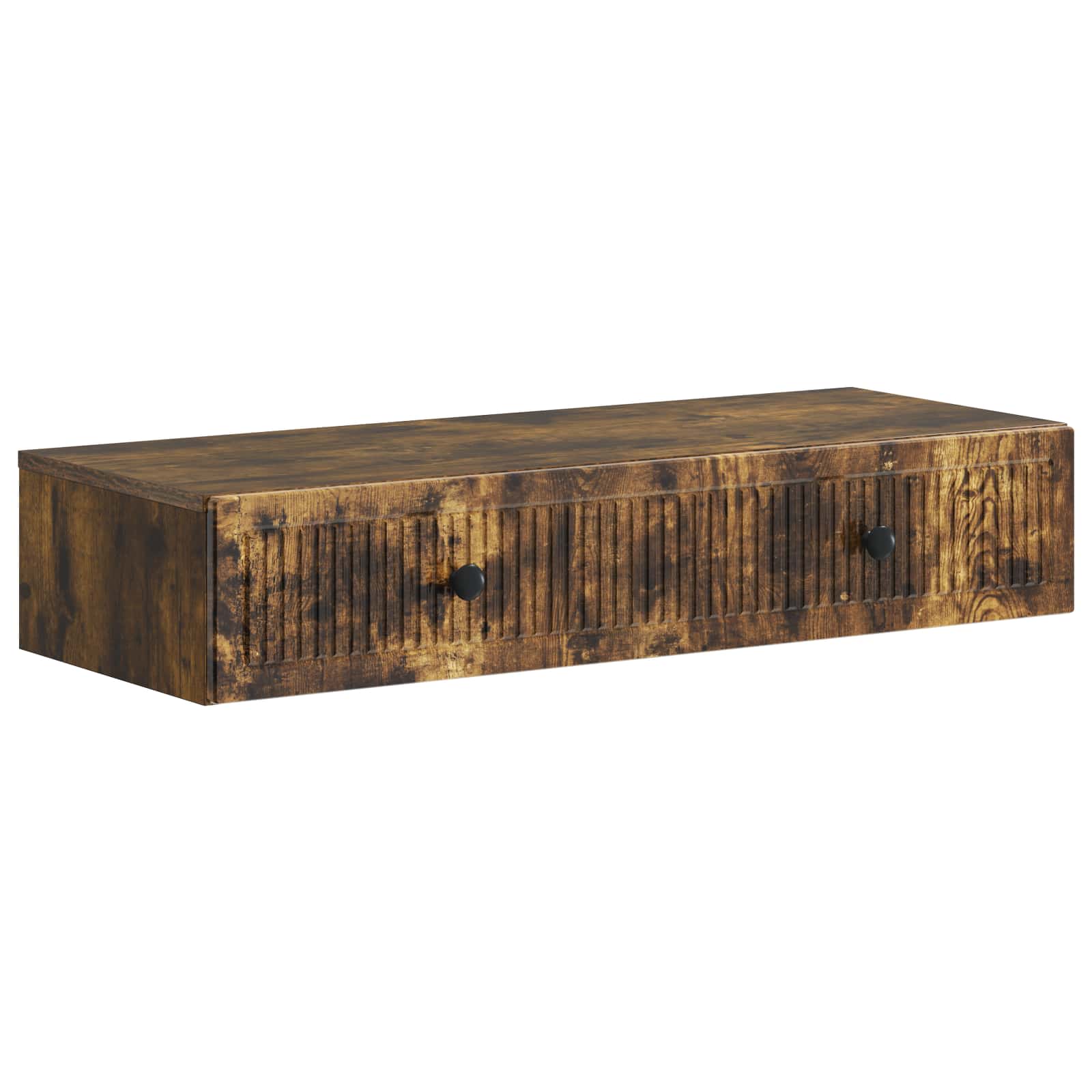 Stolna montirana na zid Dimljeni hrast 87,5 x 34,5 x 17 cm