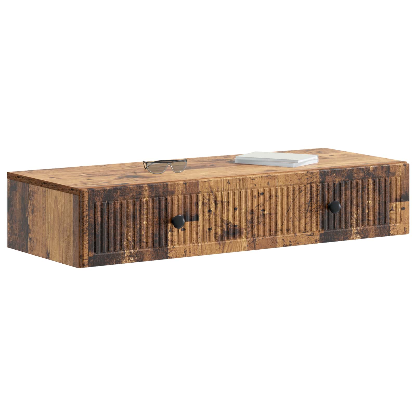 Stolna montirana na zid Staro drvo 87,5 x 34,5 x 17 cm