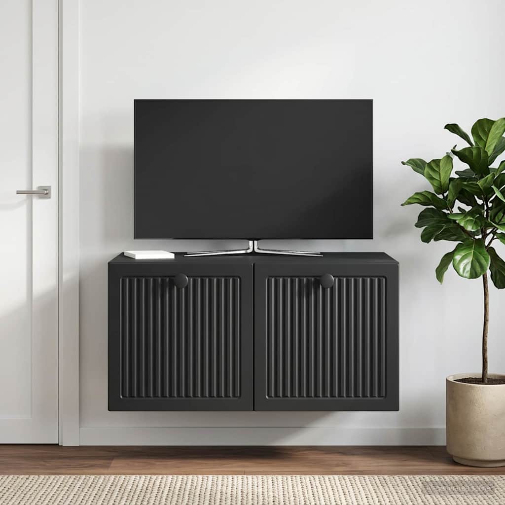TV ormar za zid Zidne Crna 59,5 x 41 x 30 cm Konstruirano drvo