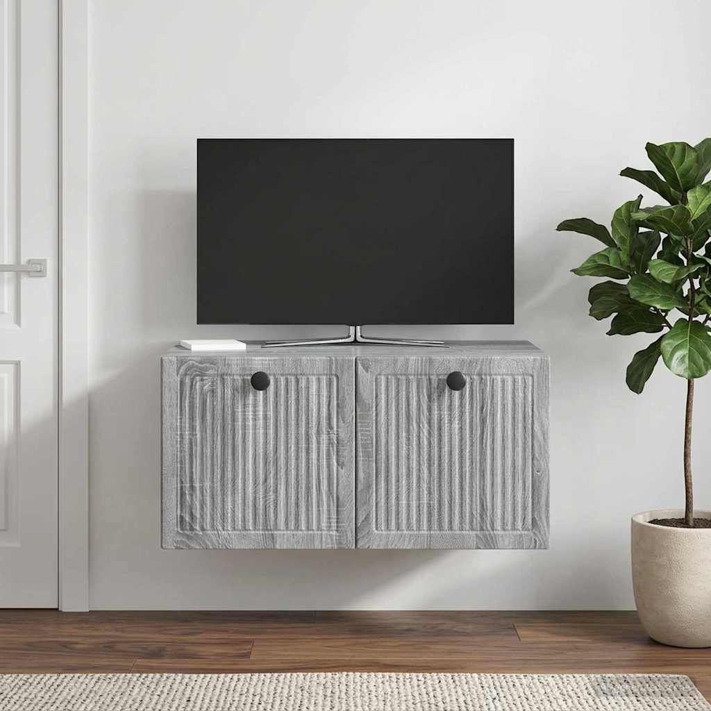 TV ormar za zid Siva sonoma 59,5 x 41 x 30 cm Konstruirano drvo