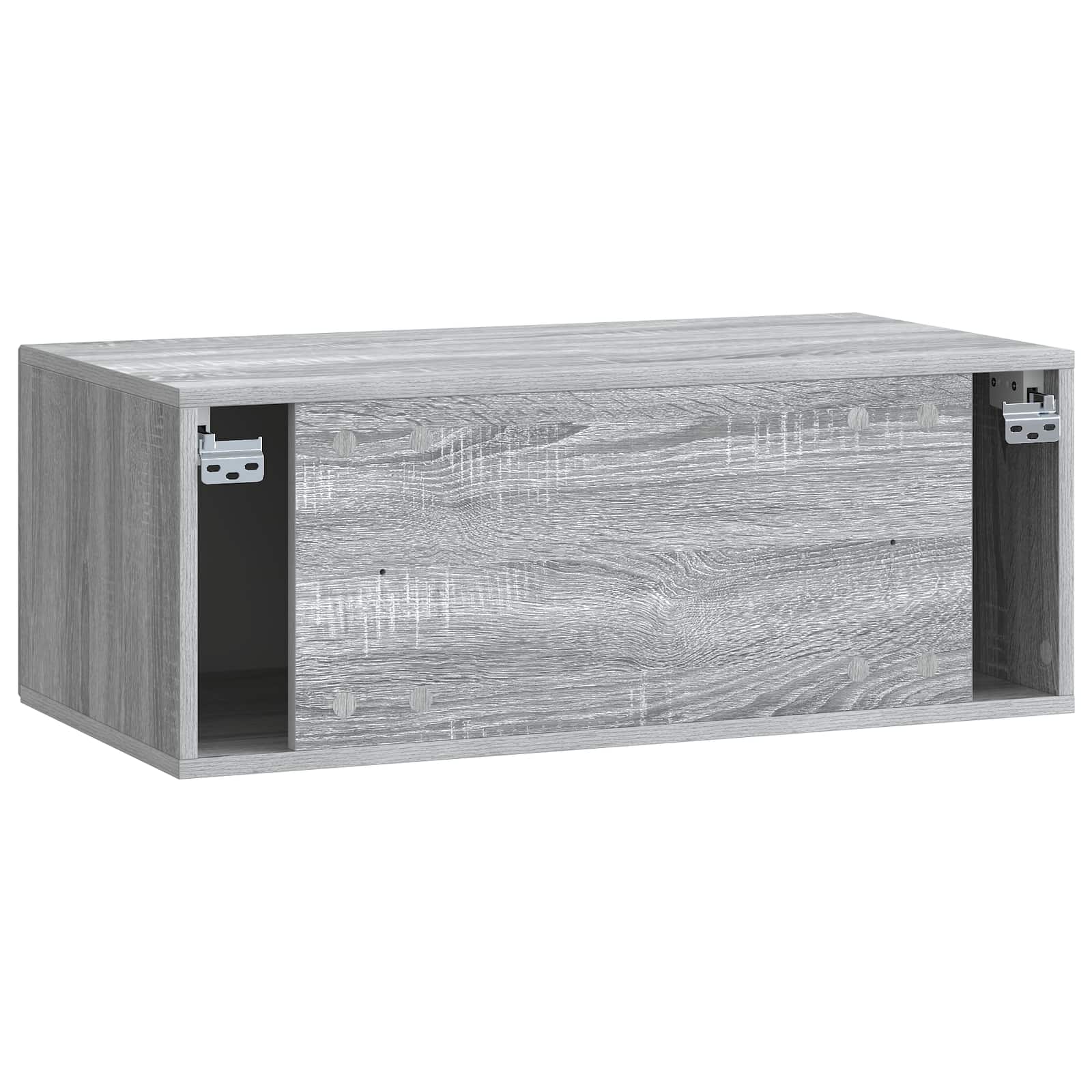 TV ormar za zid Siva sonoma 78,5 x 41 x 30 cm Konstruirano drvo