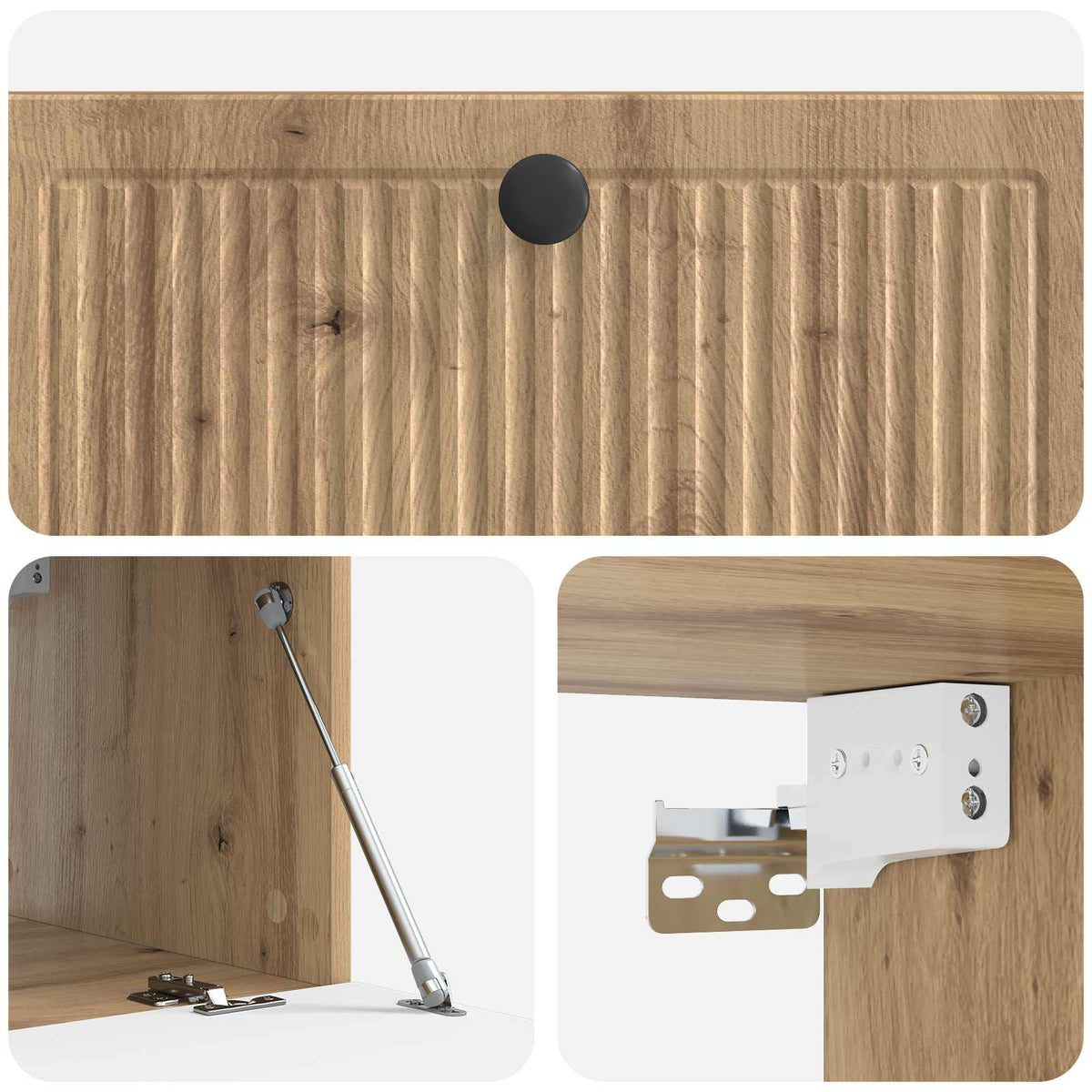 TV ormar za zid 78,5 x 41 x 30 cm Hrast artisan