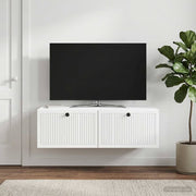 TV ormar za zid Zidne Bijela 98 x 41 x 30 cm Konstruirano drvo