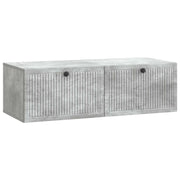 TV ormar za zid Betonska siva 98 x 41 x 30 cm Konstruirano drvo