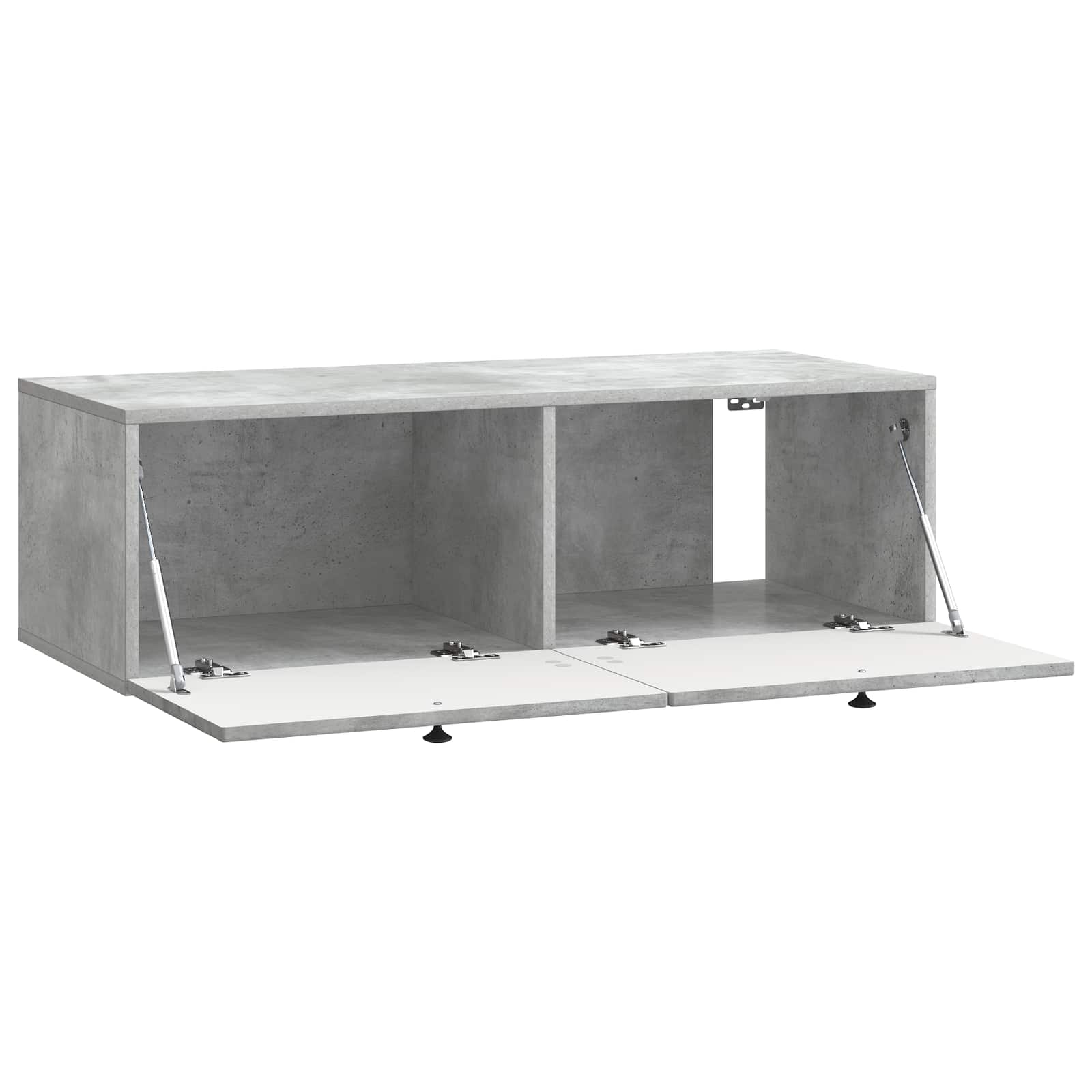 TV ormar za zid Betonska siva 98 x 41 x 30 cm Konstruirano drvo