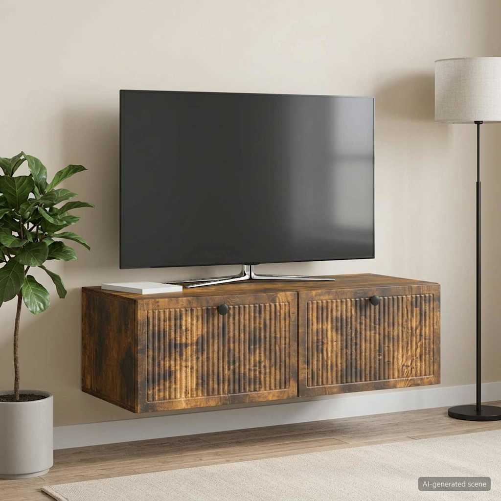 TV ormar za zid Zidne Dimljeni hrast 98 x 41 x 30 cm