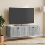TV ormar za zid Siva sonoma 98 x 41 x 30 cm Konstruirano drvo