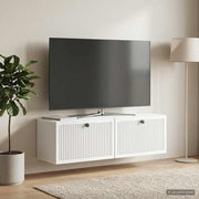 TV ormar za zid Zidne Bijela 98 x 31 x 30 cm Konstruirano drvo