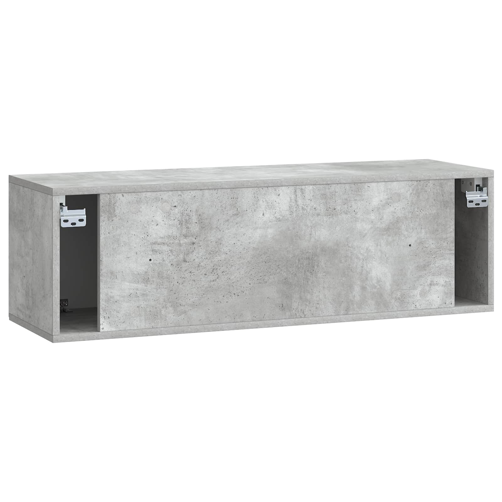 TV ormar za zid Betonska siva 98 x 31 x 30 cm Konstruirano drvo