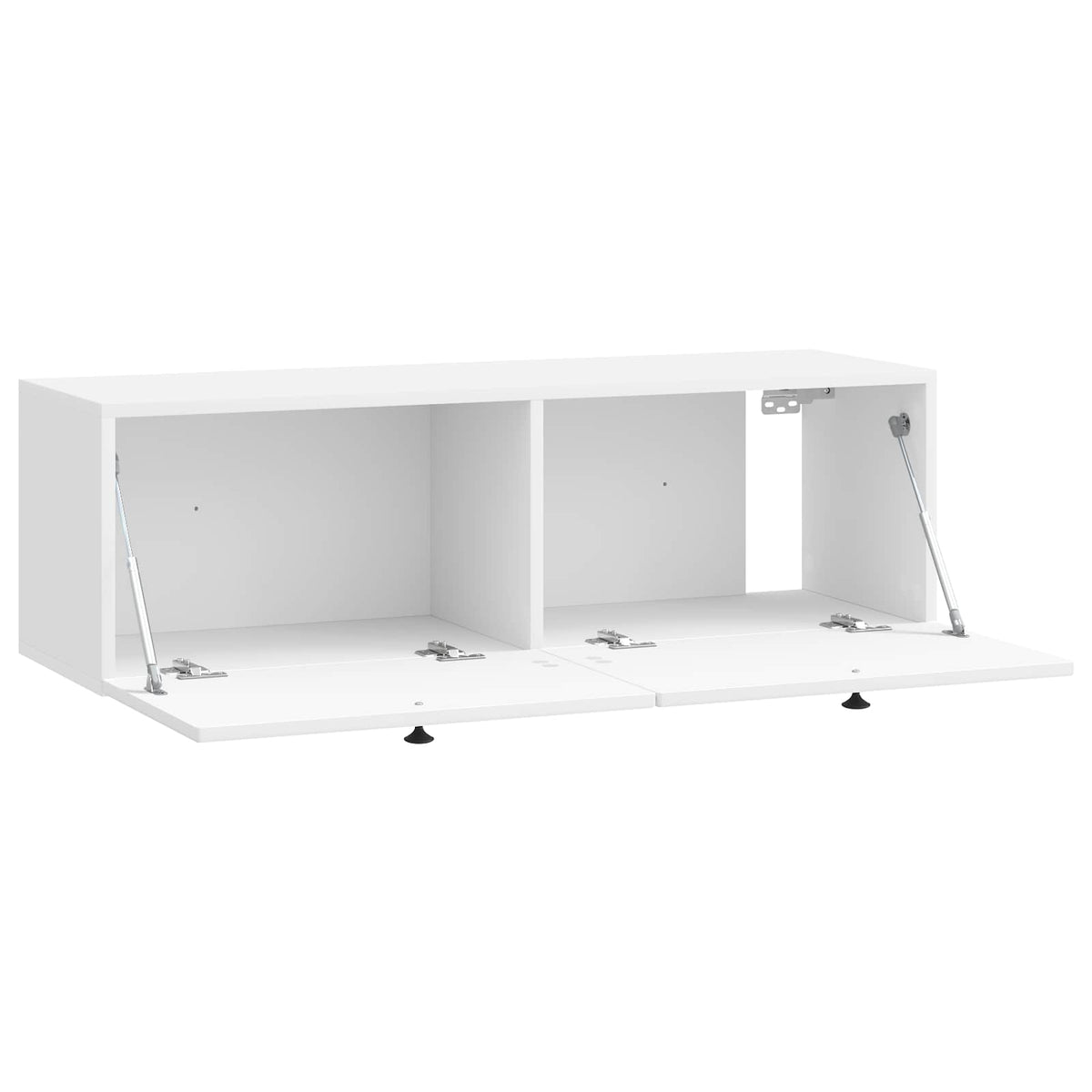TV ormar za zid Zidne Bijela visokog sjaja 98 x 31 x 30 cm