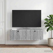 TV ormar za zid Siva sonoma 98 x 31 x 30 cm Konstruirano drvo