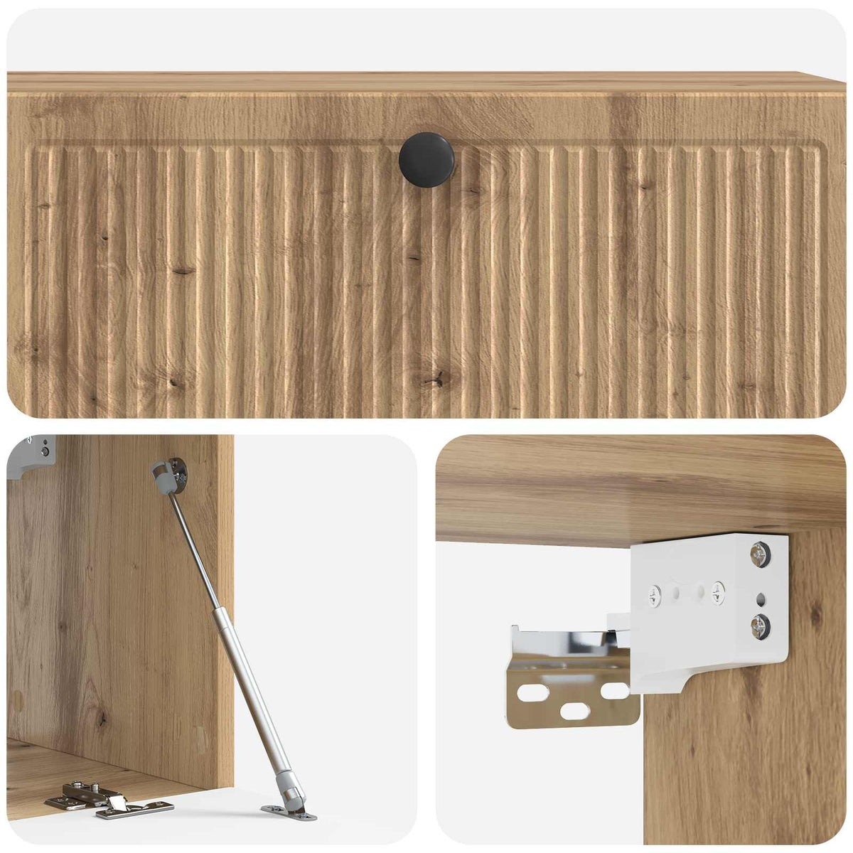 TV ormar za zid 98 x 31 x 30 cm Hrast artisan Konstruirano drvo