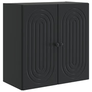 Ormar za montažu na zid Crna 59 x 31 x 60 cm Konstruirano drvo
