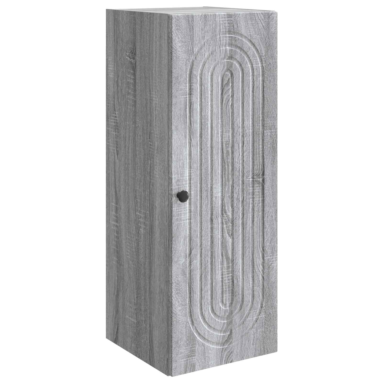 Ormar za montažu na zid Siva Sonoma 33 x 34,5 x 90 cm
