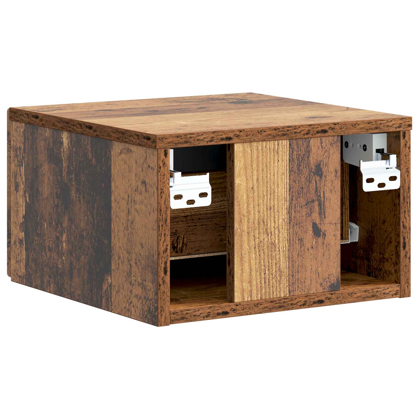 Noćni ormarić za montažu na zid Staro drvo 33 x 34,5 x 20 cm