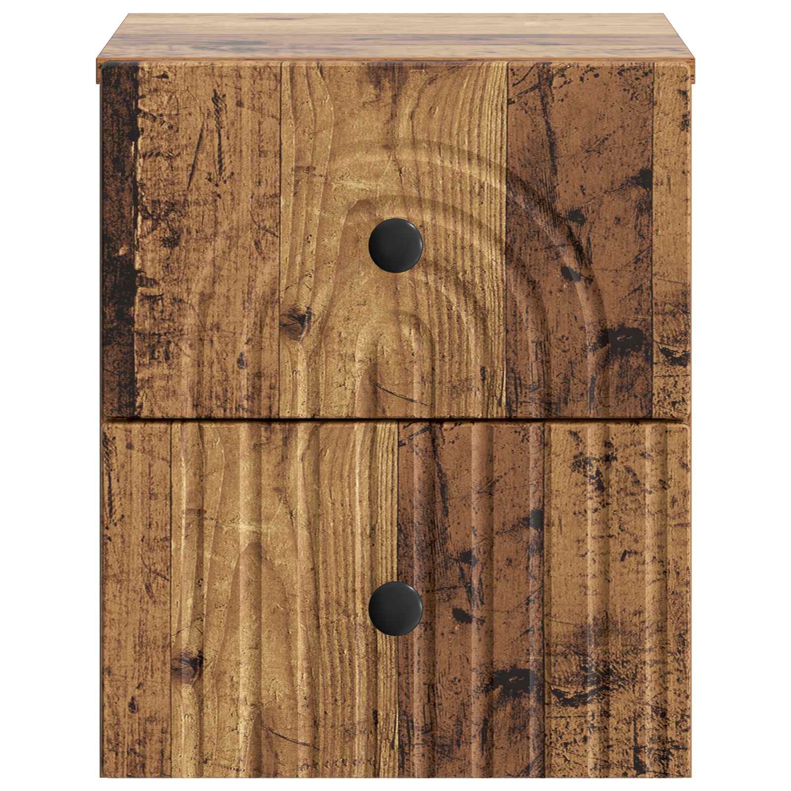Noćni ormarić za montažu na zid Staro drvo 33 x 34,5 x 40 cm