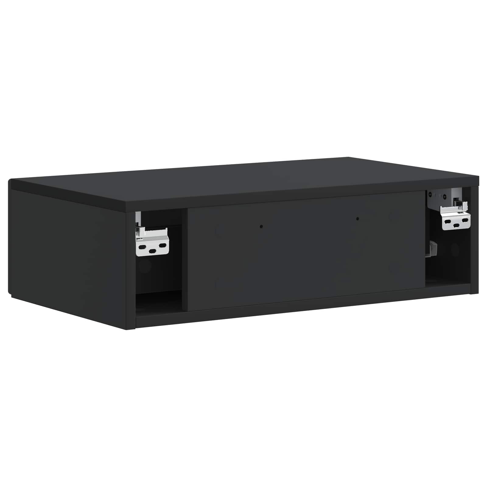 Stolna montirana na zid Crna 59 x 34,5 x 17 cm