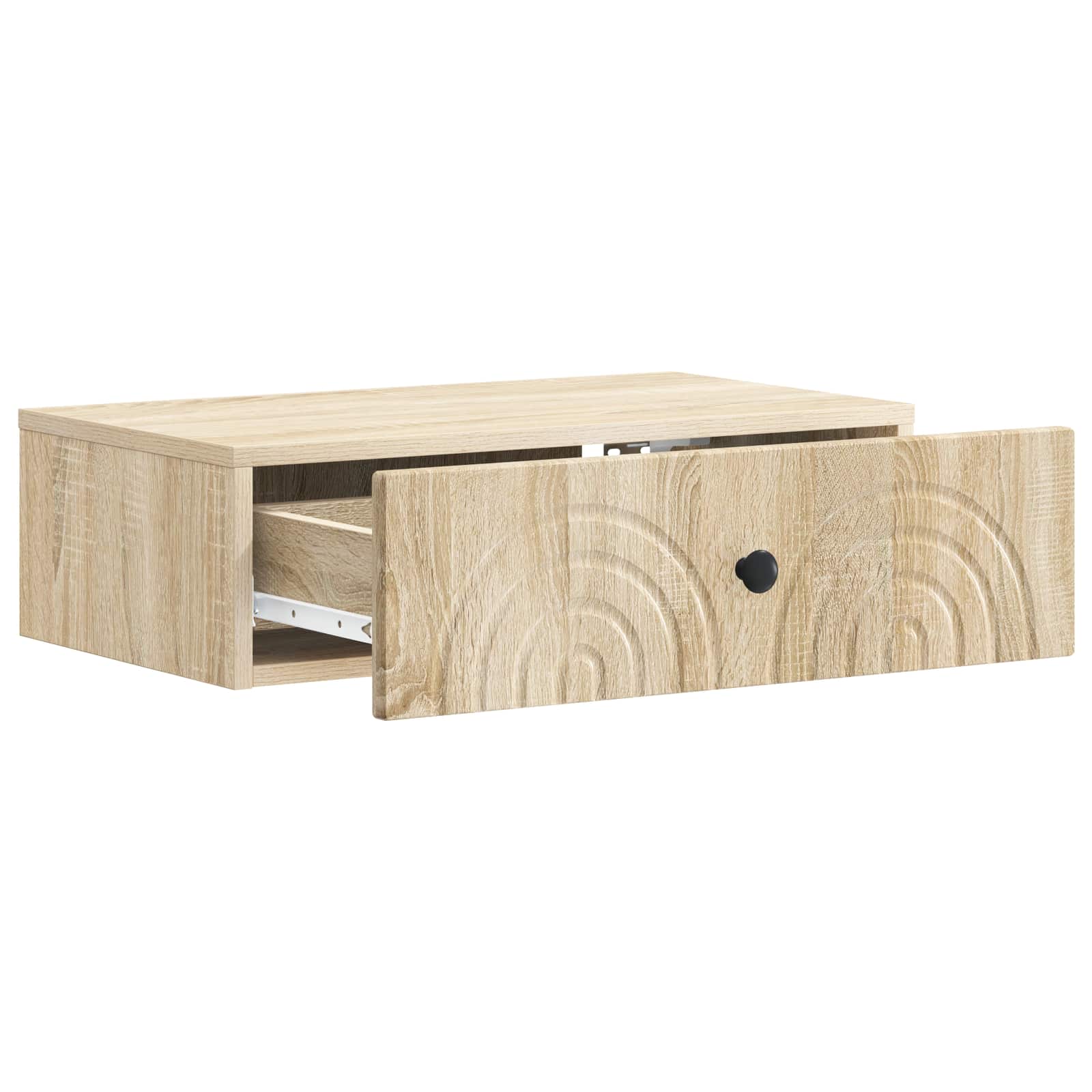 Stolna montirana na zid Hrast sonoma 59 x 34,5 x 17 cm