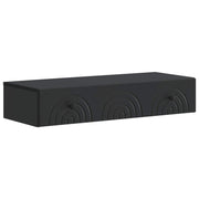 Stolna montirana na zid Crna 87,5 x 34,5 x 17 cm