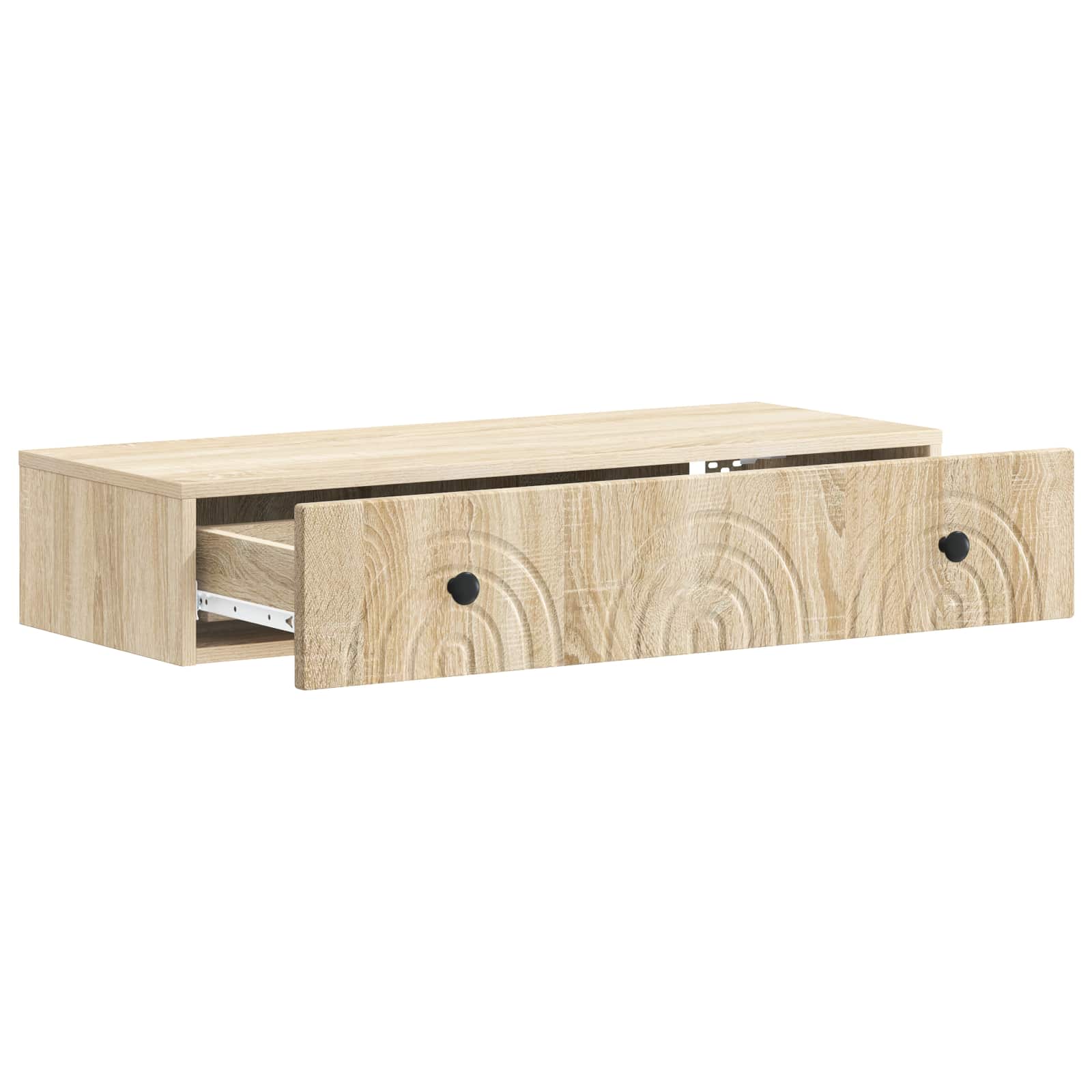 Stolna montirana na zid Hrast sonoma 87,5 x 34,5 x 17 cm