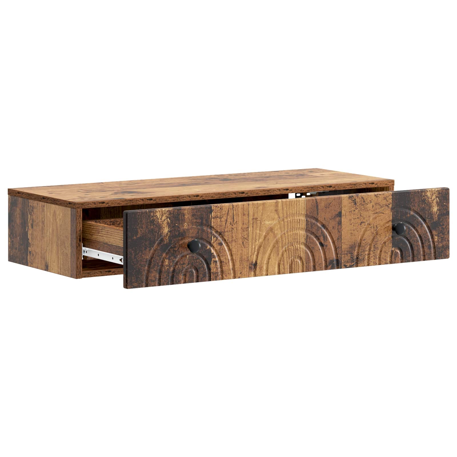 Stolna montirana na zid Staro drvo 87,5 x 34,5 x 17 cm