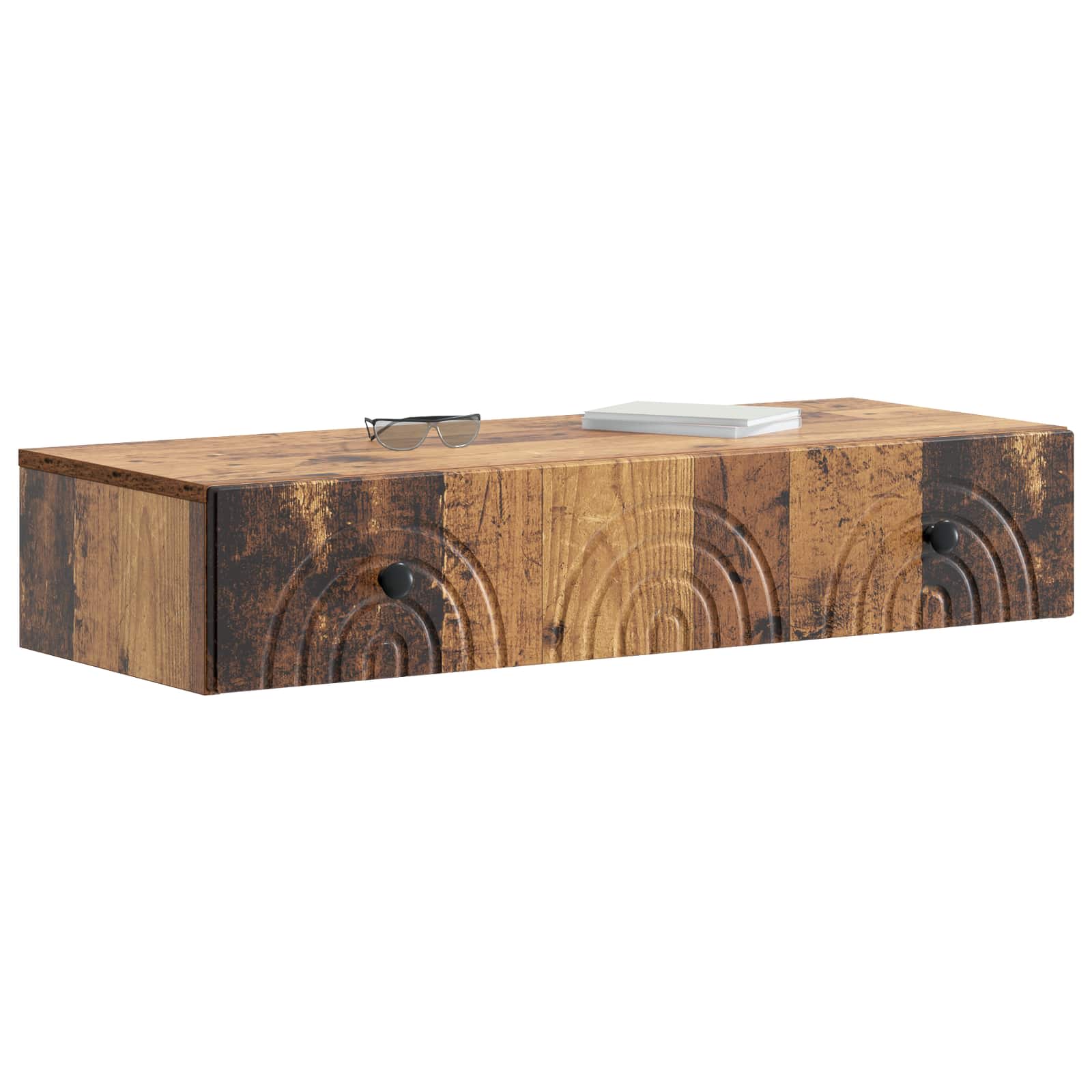 Stolna montirana na zid Staro drvo 87,5 x 34,5 x 17 cm