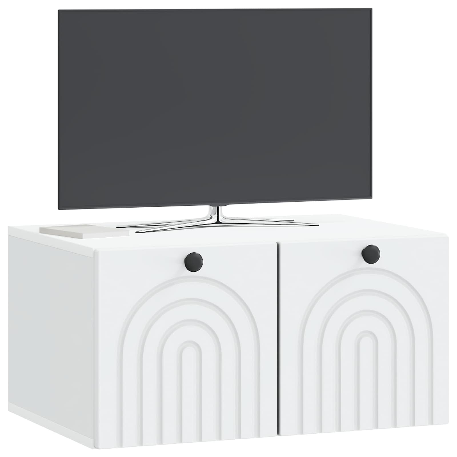 TV ormar za zid Bijela 59,5 x 41 x 30 cm Konstruirano drvo
