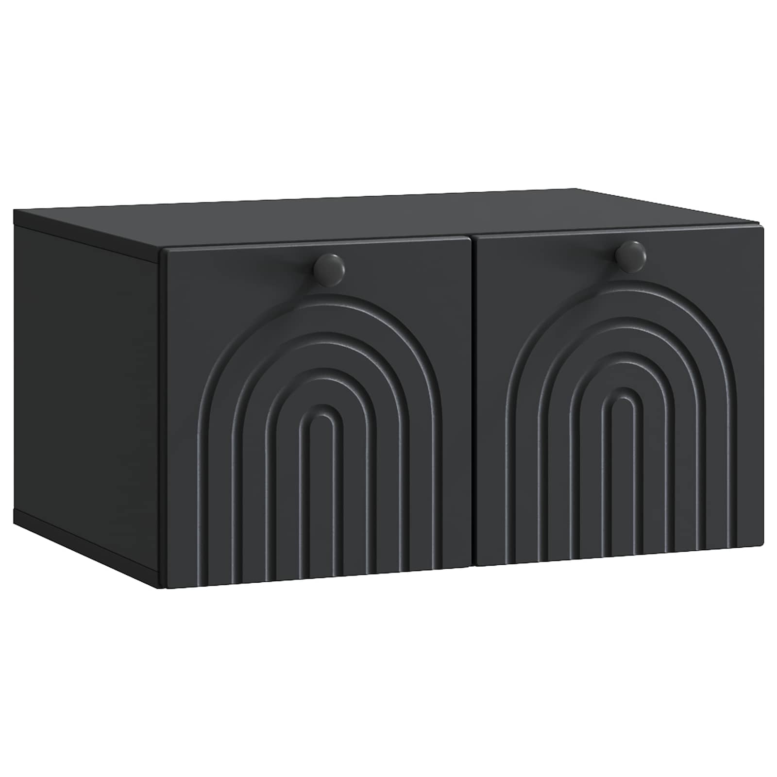 TV ormar za zid Zidne Crna 59,5 x 41 x 30 cm Konstruirano drvo
