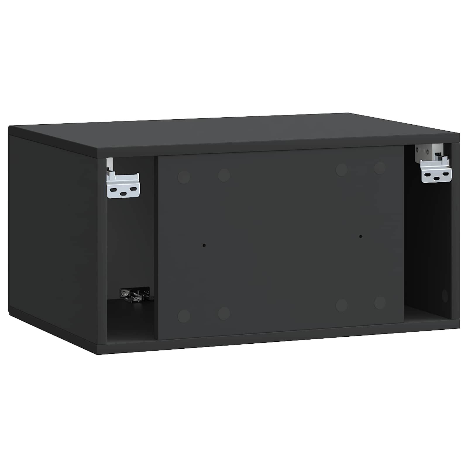 TV ormar za zid Zidne Crna 59,5 x 41 x 30 cm Konstruirano drvo