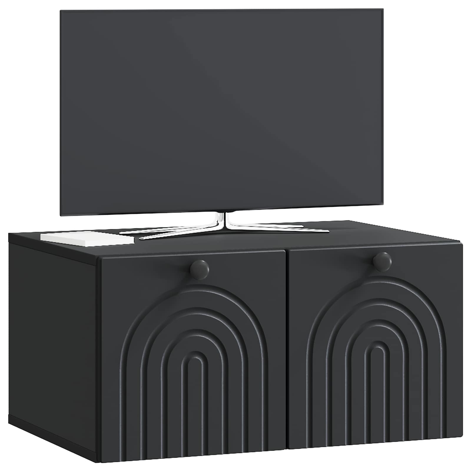 TV ormar za zid Zidne Crna 59,5 x 41 x 30 cm Konstruirano drvo