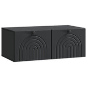 TV ormar za zid Zidne Crna 78,5 x 41 x 30 cm Konstruirano drvo