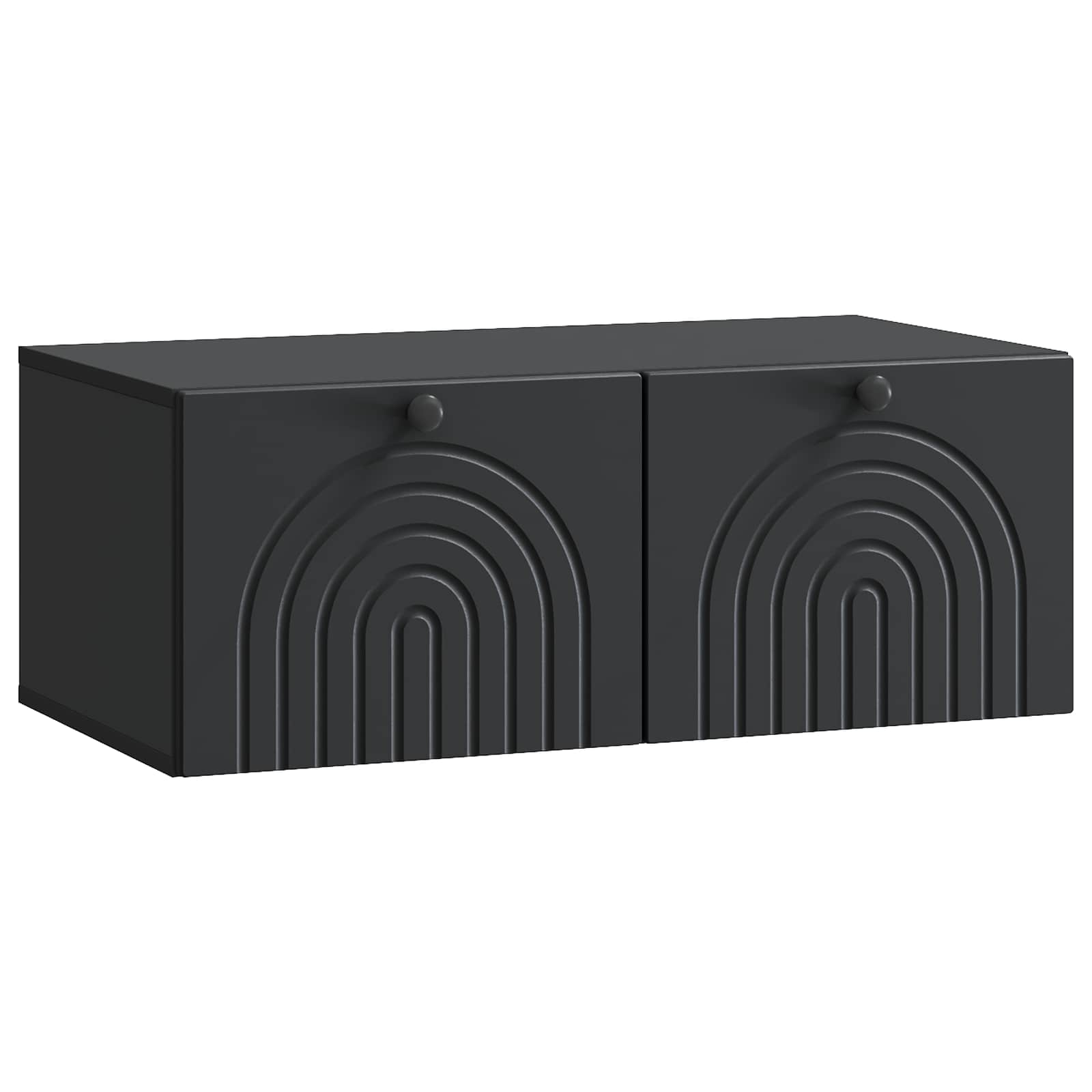 TV ormar za zid Zidne Crna 78,5 x 41 x 30 cm Konstruirano drvo
