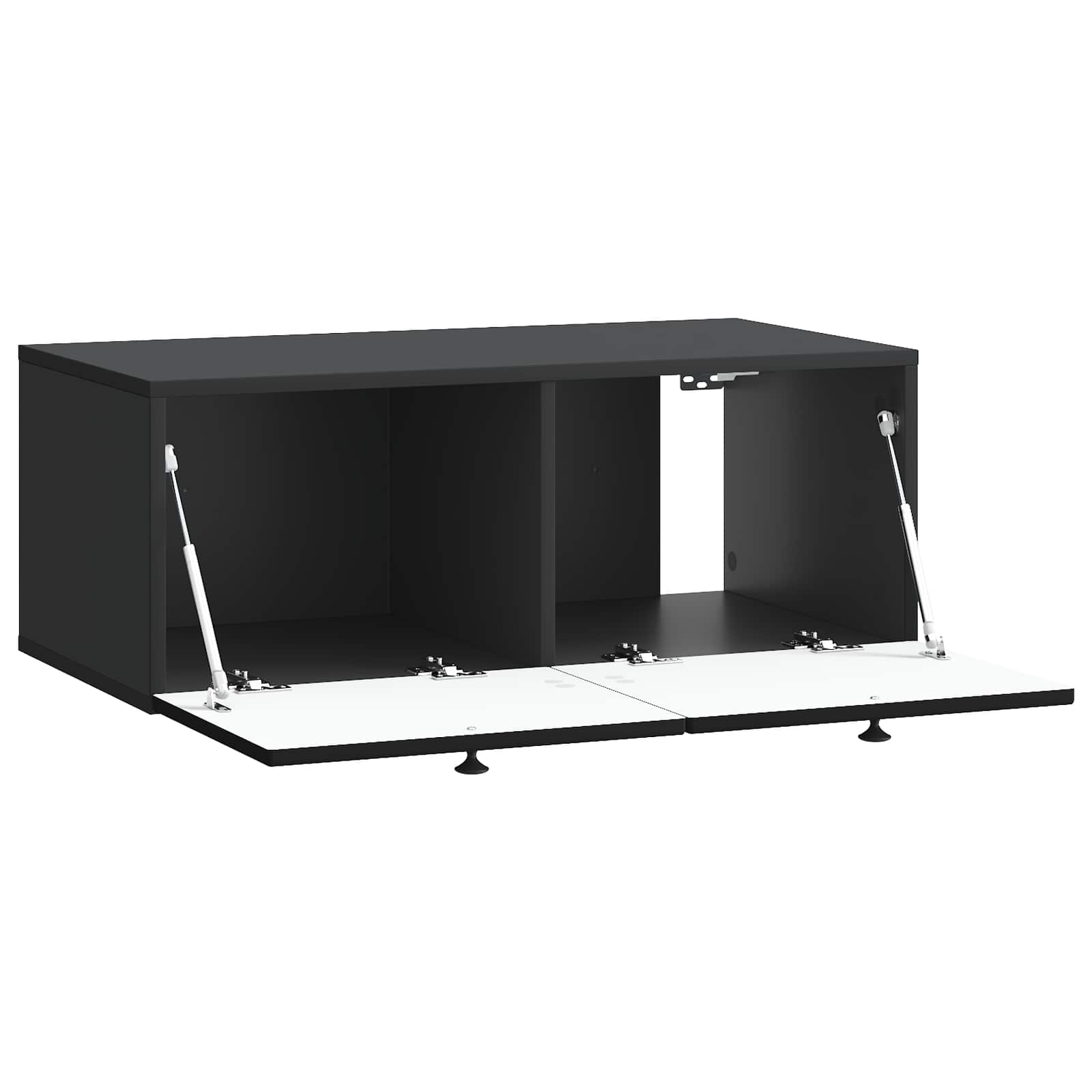 TV ormar za zid Zidne Crna 78,5 x 41 x 30 cm Konstruirano drvo