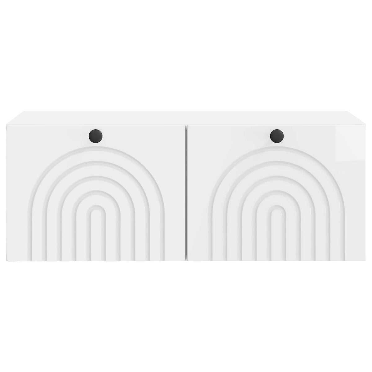 TV ormar za zid Zidne Bijela visokog sjaja 78,5 x 41 x 30 cm
