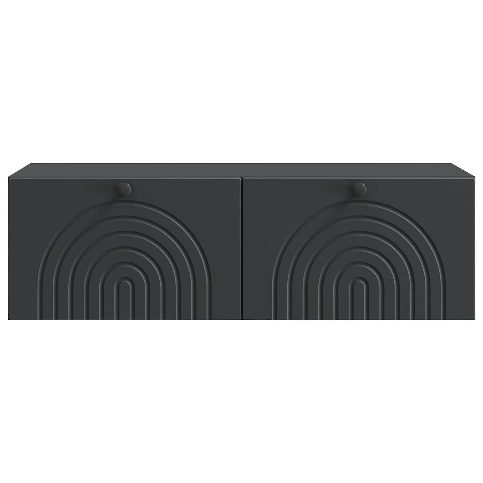 TV ormar za zid Zidne Crna 99 x 41 x 30 cm Konstruirano drvo