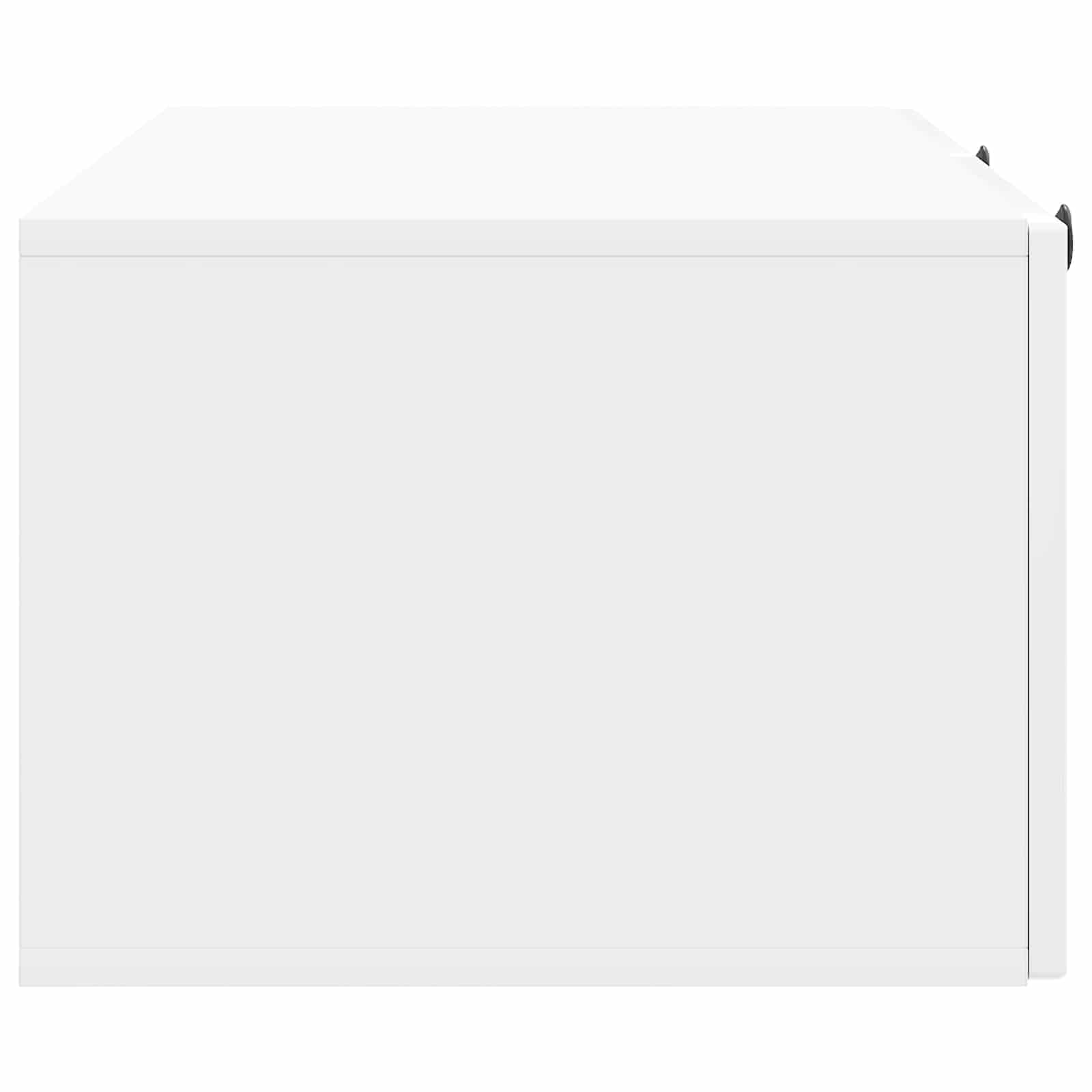 TV ormar za zid Zidne Bijela visokog sjaja 98 x 41 x 30 cm