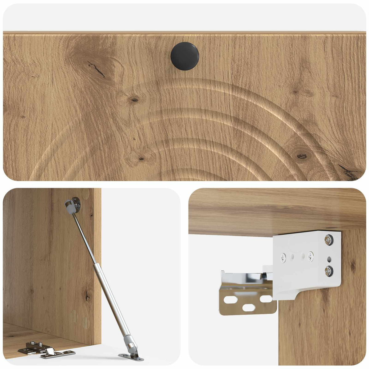TV ormar za zid Hrast artisan 99 x 41 x 30 cm Konstruirano drvo