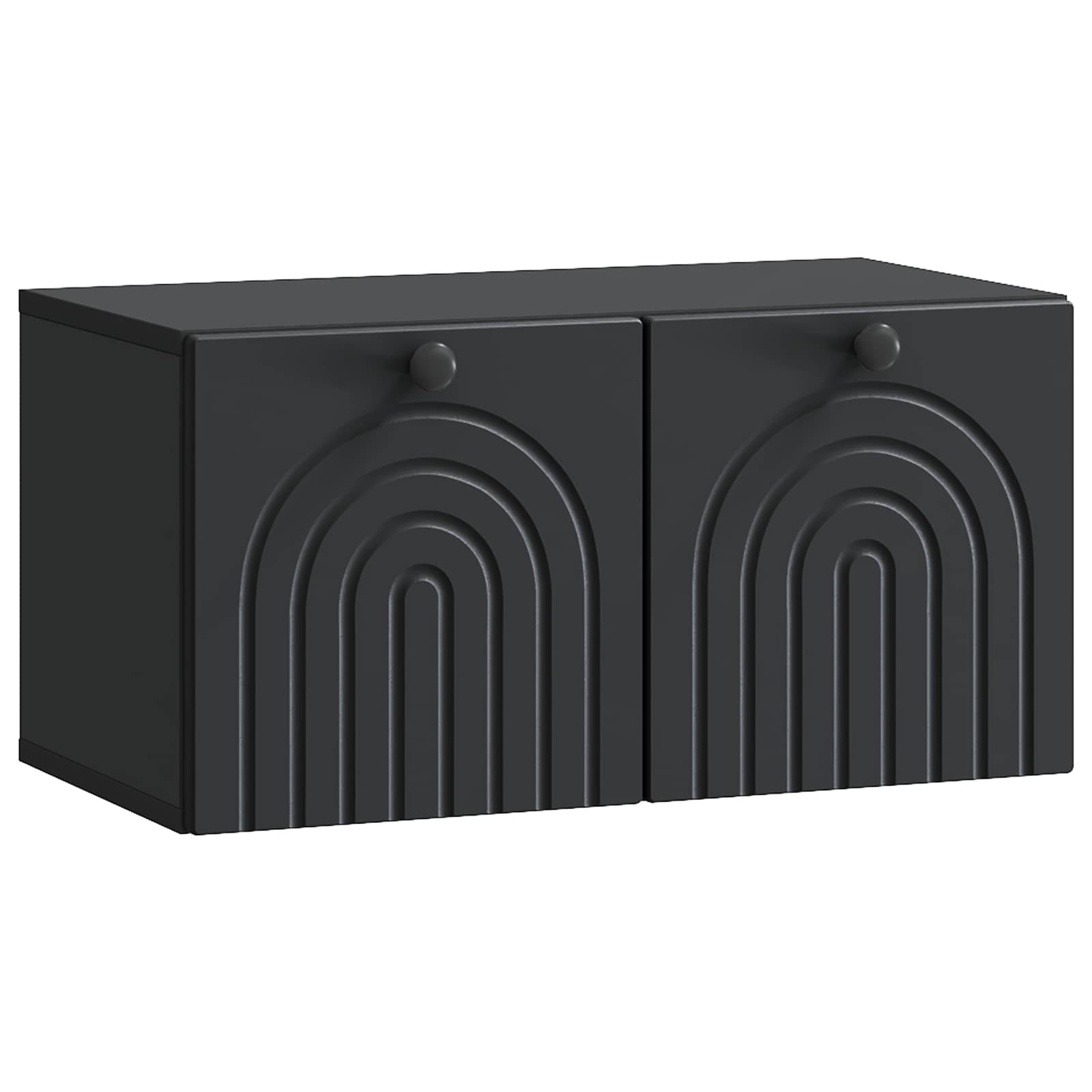 TV ormar za zid Zidne Crna 59,5 x 31 x 30 cm Konstruirano drvo