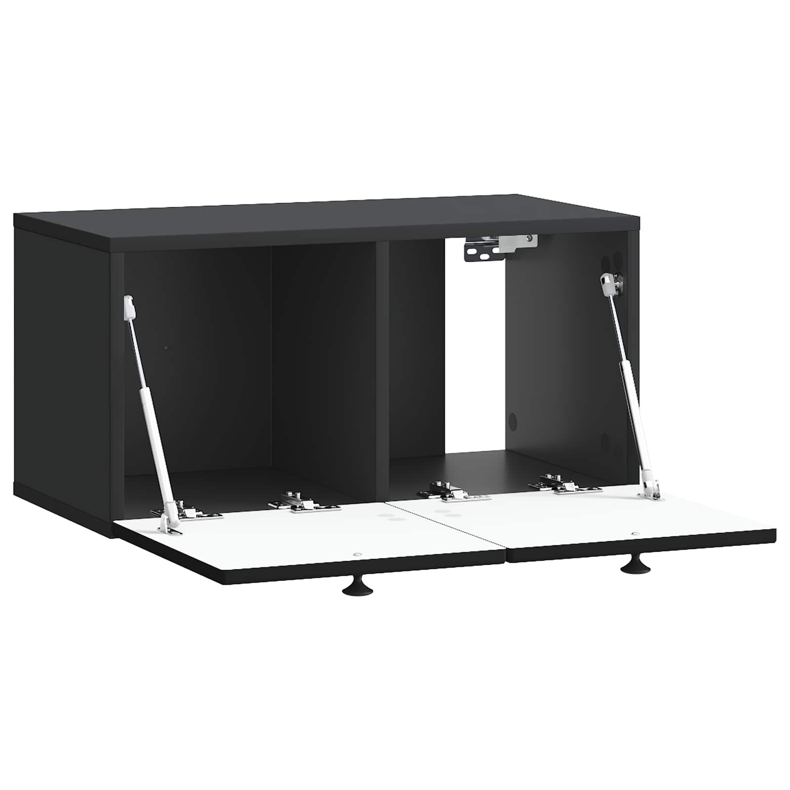 TV ormar za zid Zidne Crna 59,5 x 31 x 30 cm Konstruirano drvo