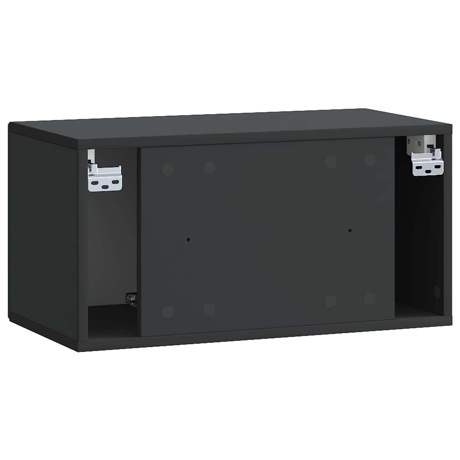 TV ormar za zid Zidne Crna 59,5 x 31 x 30 cm Konstruirano drvo