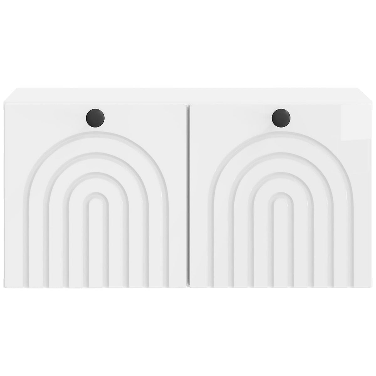 TV ormar za zid Zidne Bijela visokog sjaja 59,5 x 31 x 30 cm