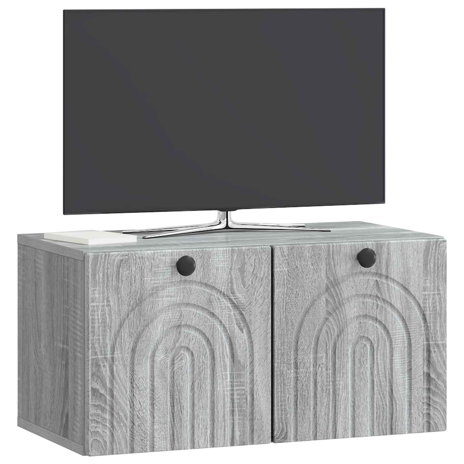 TV ormar za zid Siva sonoma 59,5 x 31 x 30 cm Konstruirano drvo