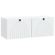 TV ormar za zid Bijela 78,5 x 31 x 30 cm Konstruirano drvo