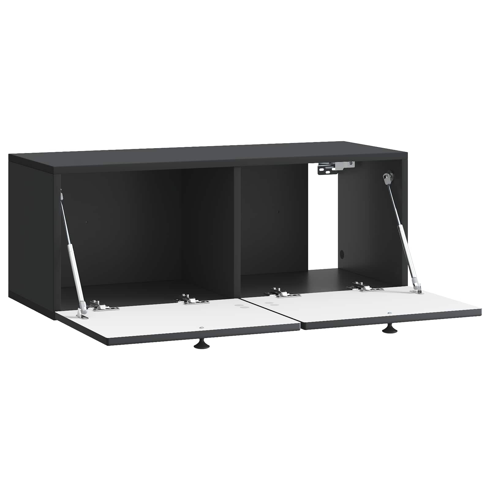 TV ormar za zid Zidne Crna 78,5 x 31 x 30 cm Konstruirano drvo