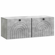 TV ormar za zid Zidne Betonska siva 78,5 x 31 x 30 cm