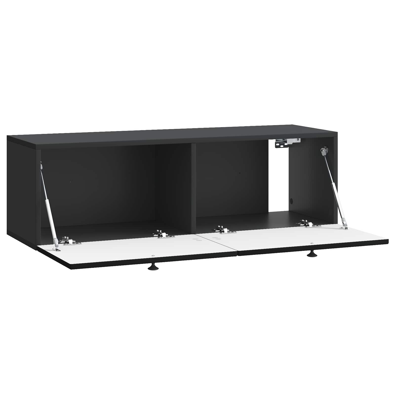 TV ormar za zid Zidne Crna 98 x 31 x 30 cm Konstruirano drvo
