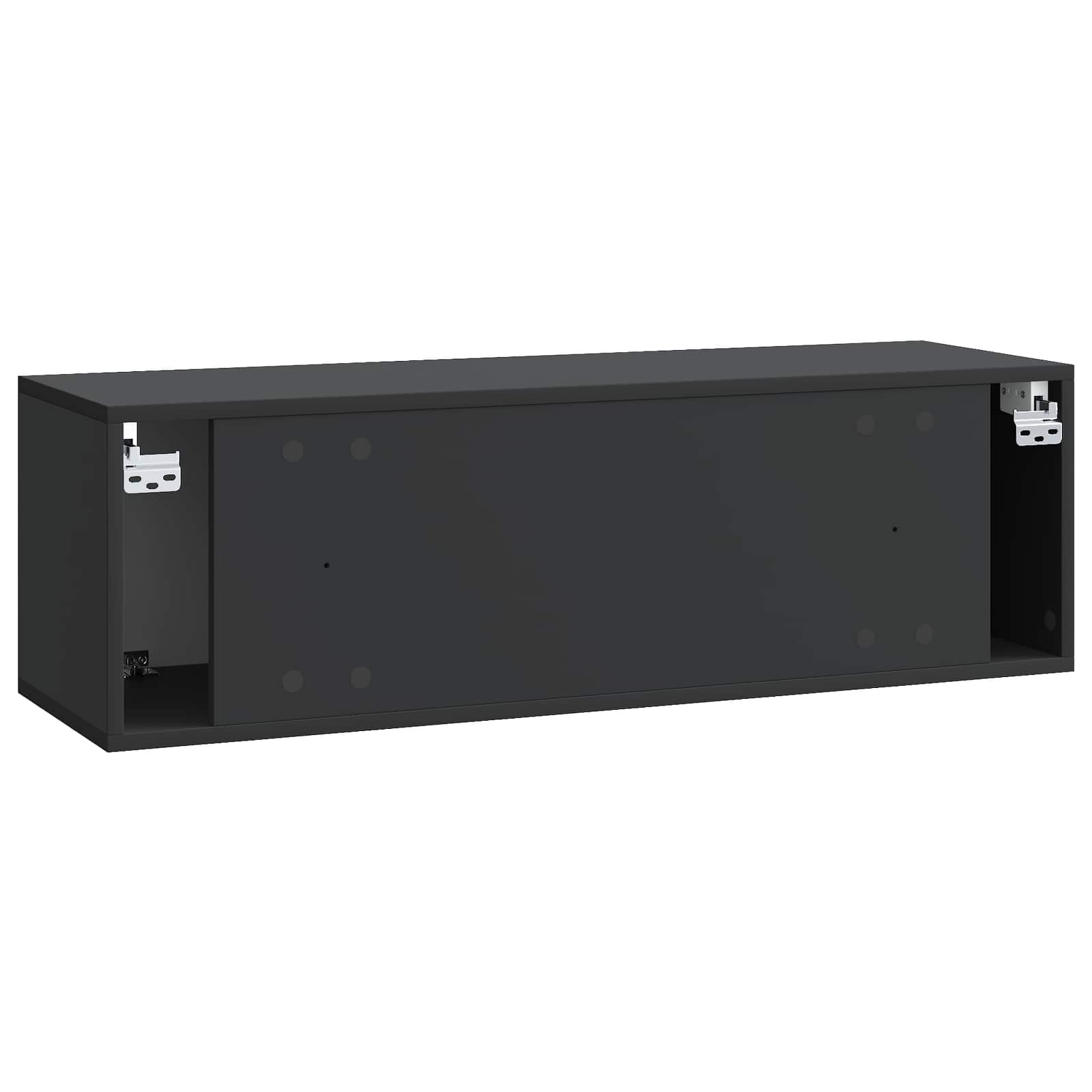 TV ormar za zid Zidne Crna 98 x 31 x 30 cm Konstruirano drvo