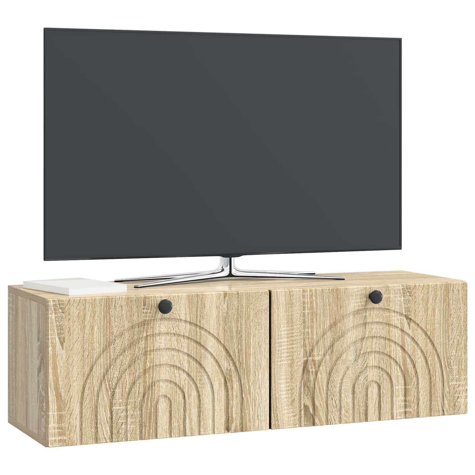 TV ormar za zid Hrast sonoma 98 x 31 x 30 cm Konstruirano drvo