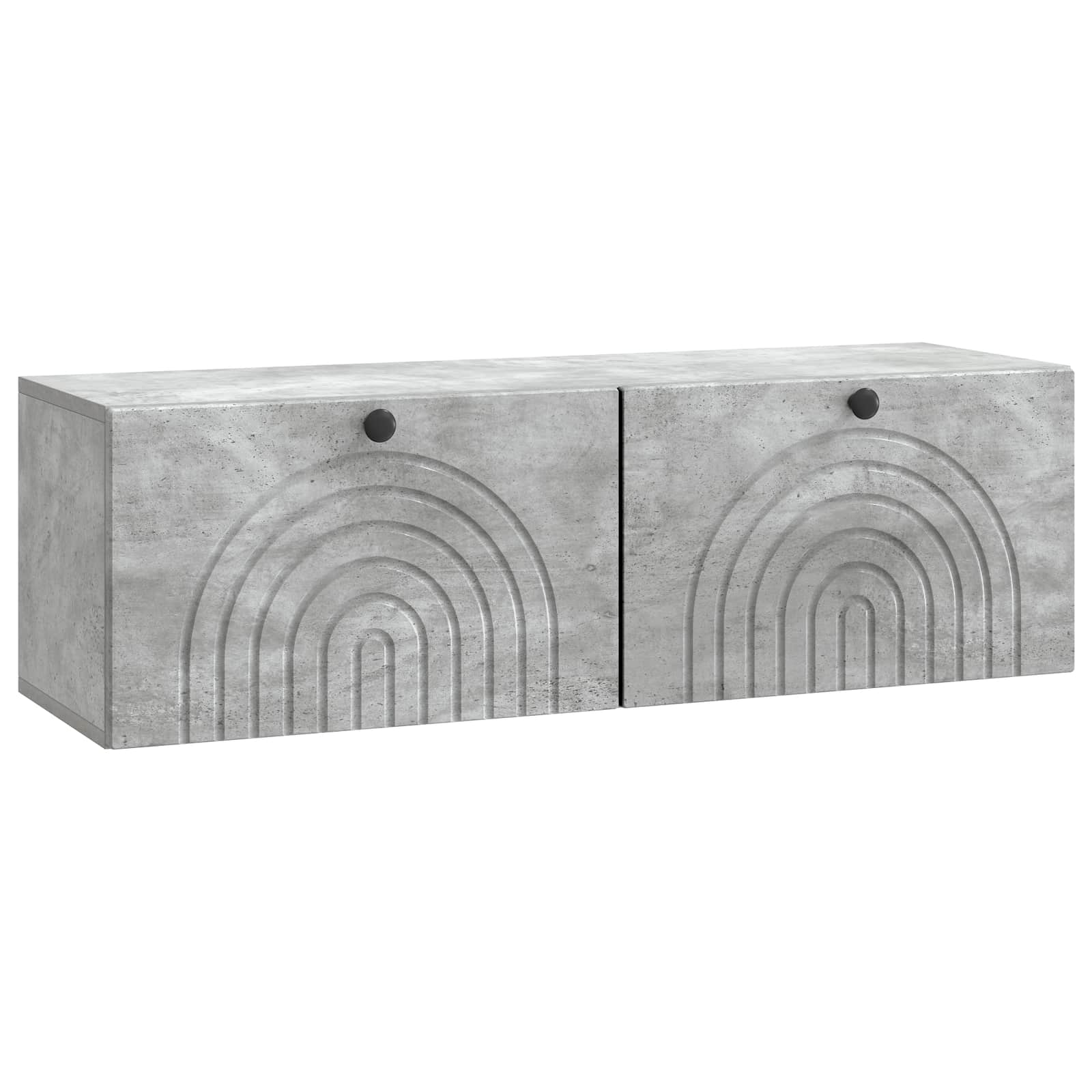 TV ormar za zid Betonska siva 98 x 31 x 30 cm Konstruirano drvo