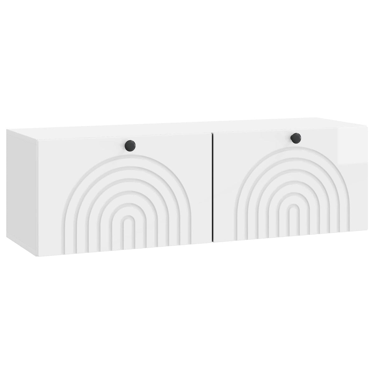TV ormar za zid Zidne Bijela visokog sjaja 98 x 31 x 30 cm